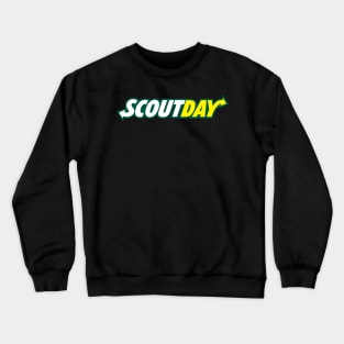 Scout Day Parody logo of Subway Crewneck Sweatshirt